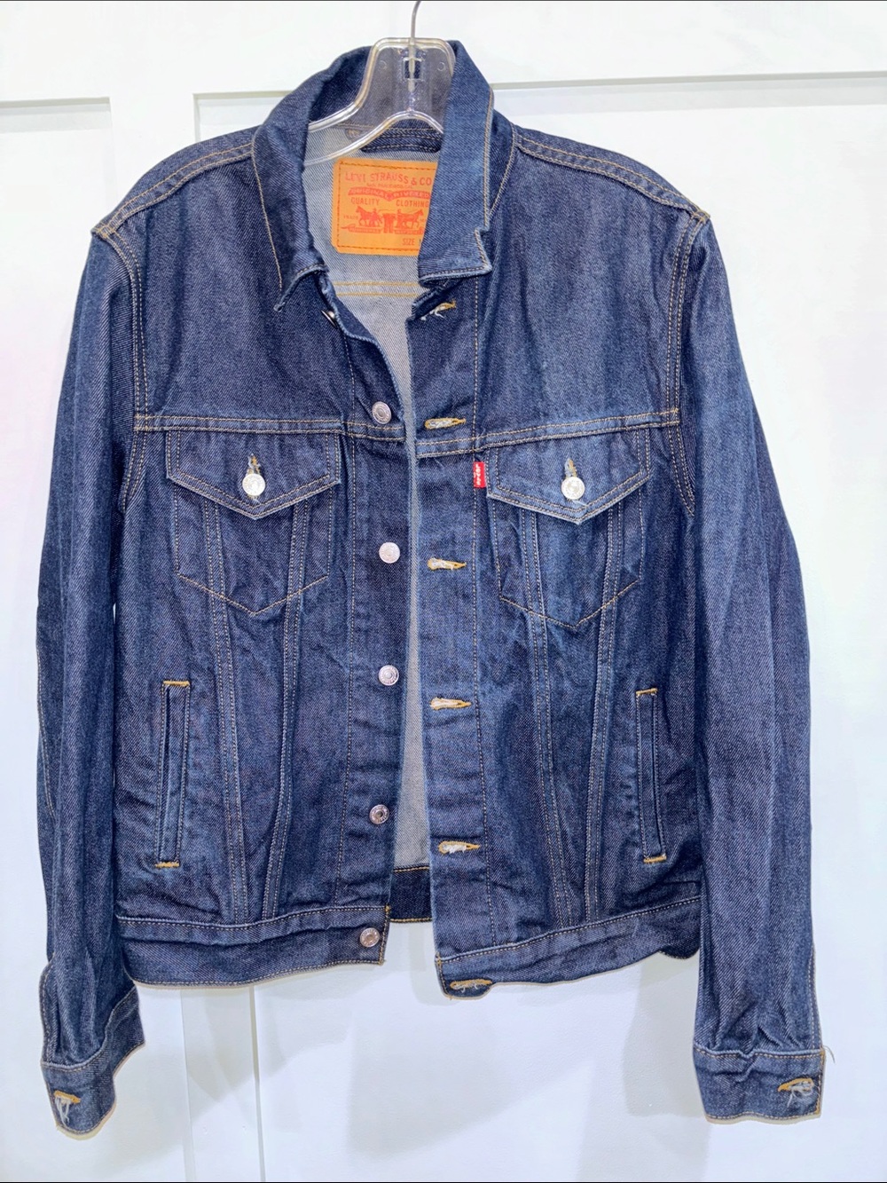 Levi's Dark Blue Denim Trucker Jacket